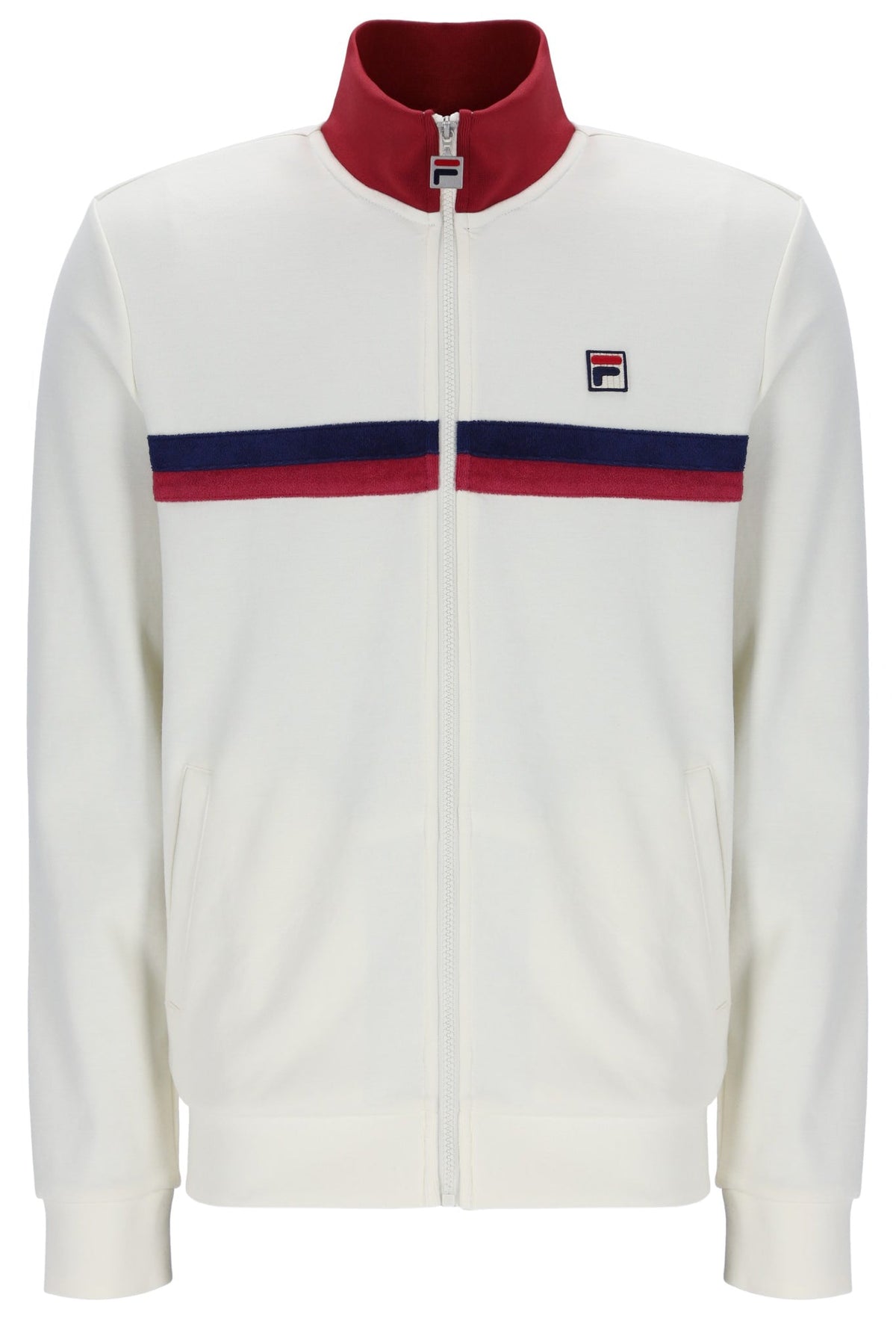 Gardenia Enrico Track Top - Neutral Off White