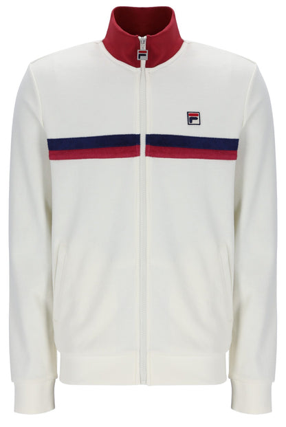Gardenia Enrico Track Top - Neutral Off White