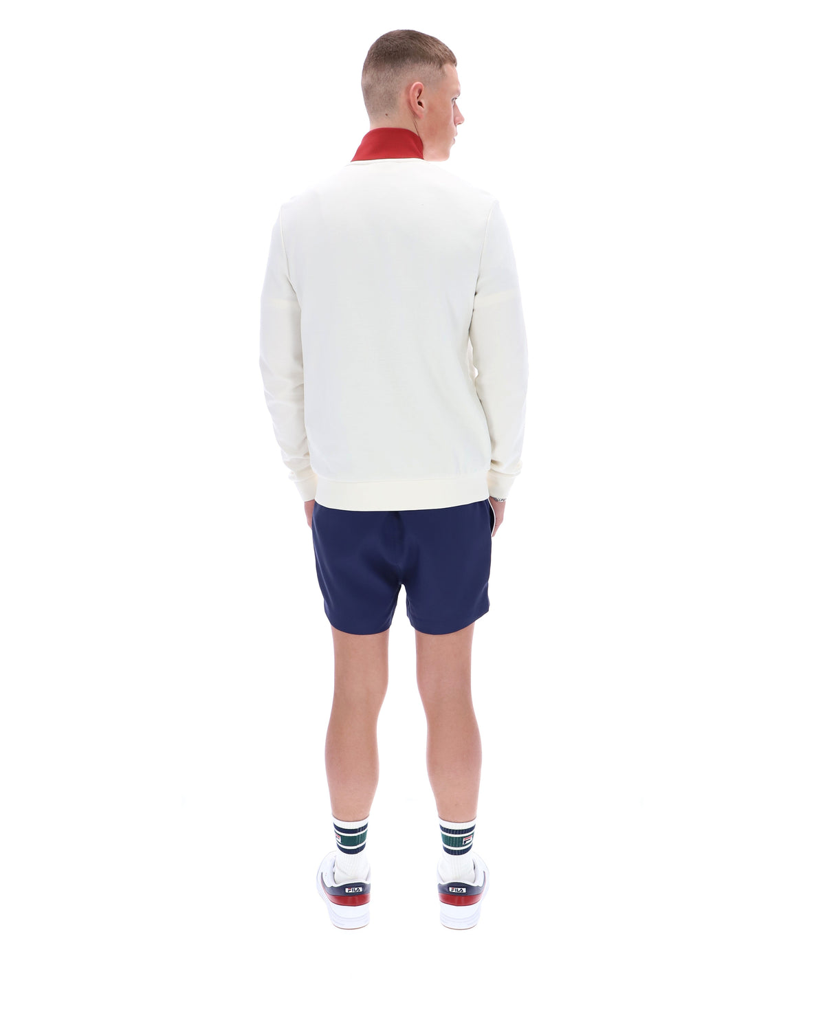 Gardenia Enrico Track Top - Neutral Off White