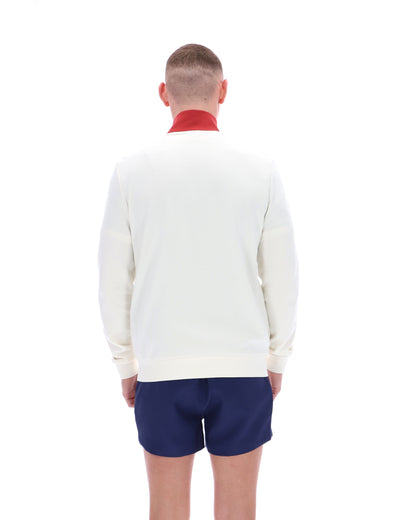 Gardenia Enrico Track Top - Neutral Off White