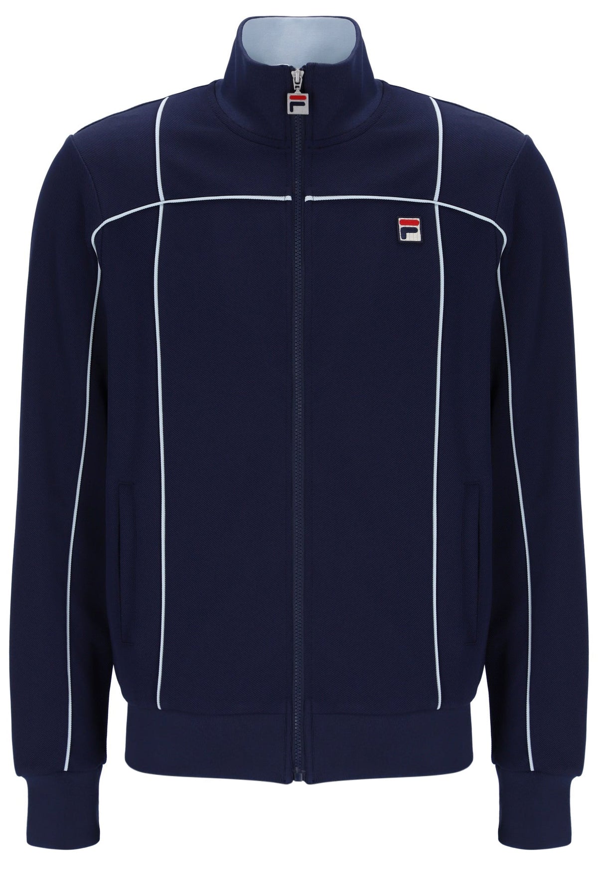 Fila Navy Armando Contrasting Piping Track Top - Bold Navy