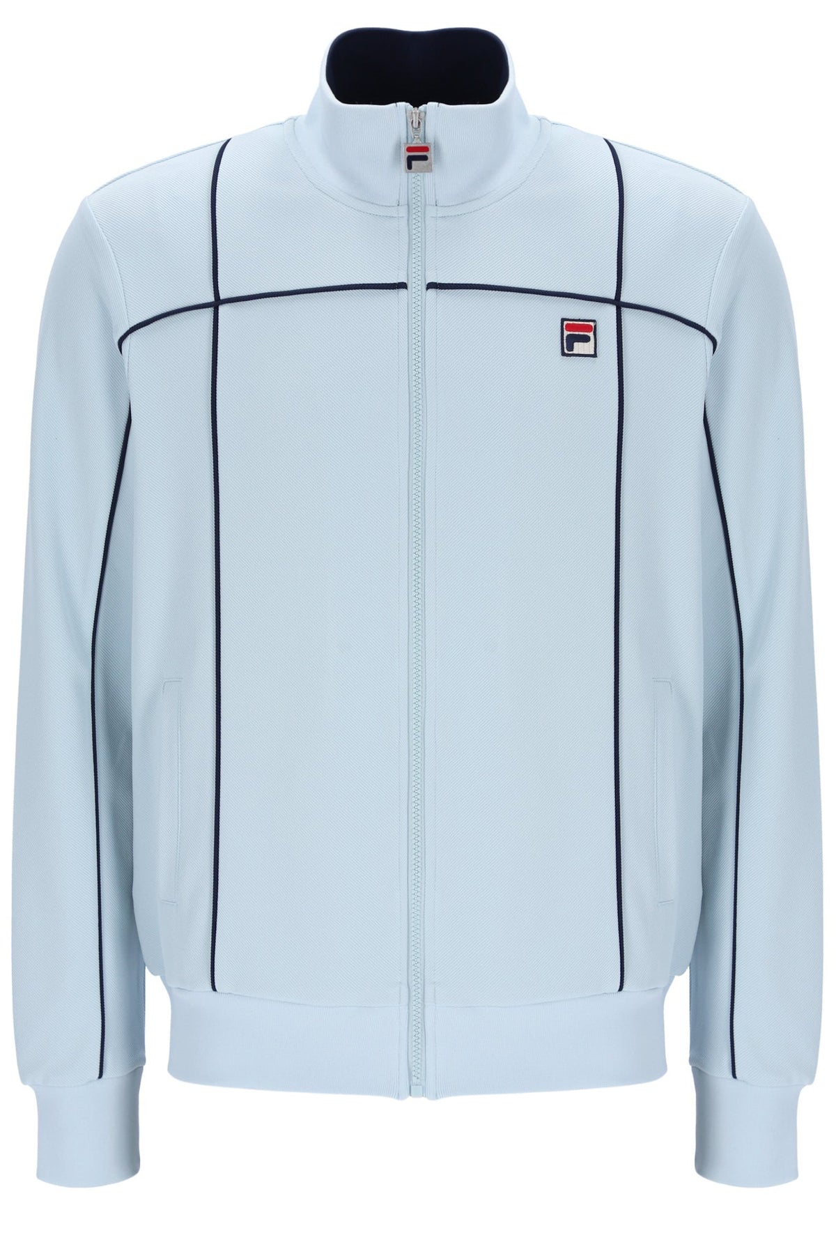 Skyway Armando Contrasting Piping Track Top - Calming Baby Blue
