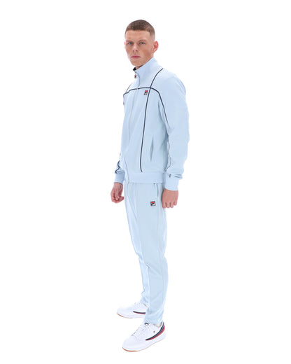 Skyway Armando Contrasting Piping Track Top - Calming Baby Blue