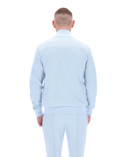Skyway Armando Contrasting Piping Track Top - Calming Baby Blue