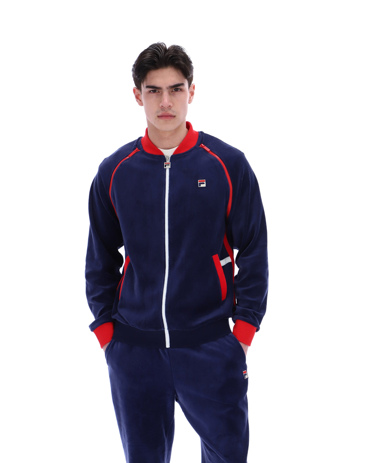 Fila Navy Daniele Archive Versatile Track Top - Fila Navy