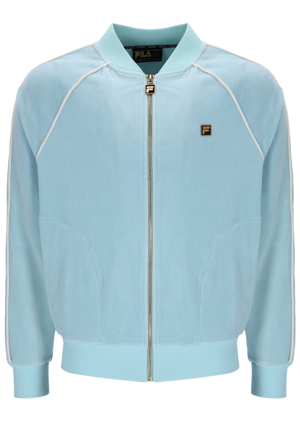 Sterling Blue Fella Velour Jacket - Blue