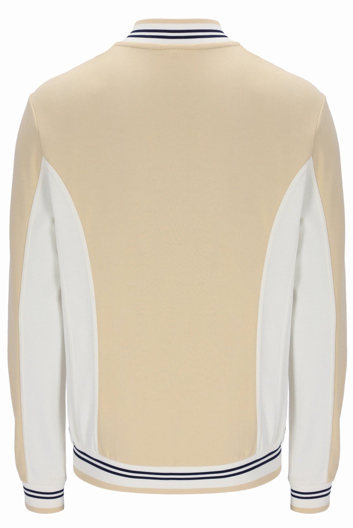 Classic Beige Settanta Baseball Track Top - Cambridge Cream