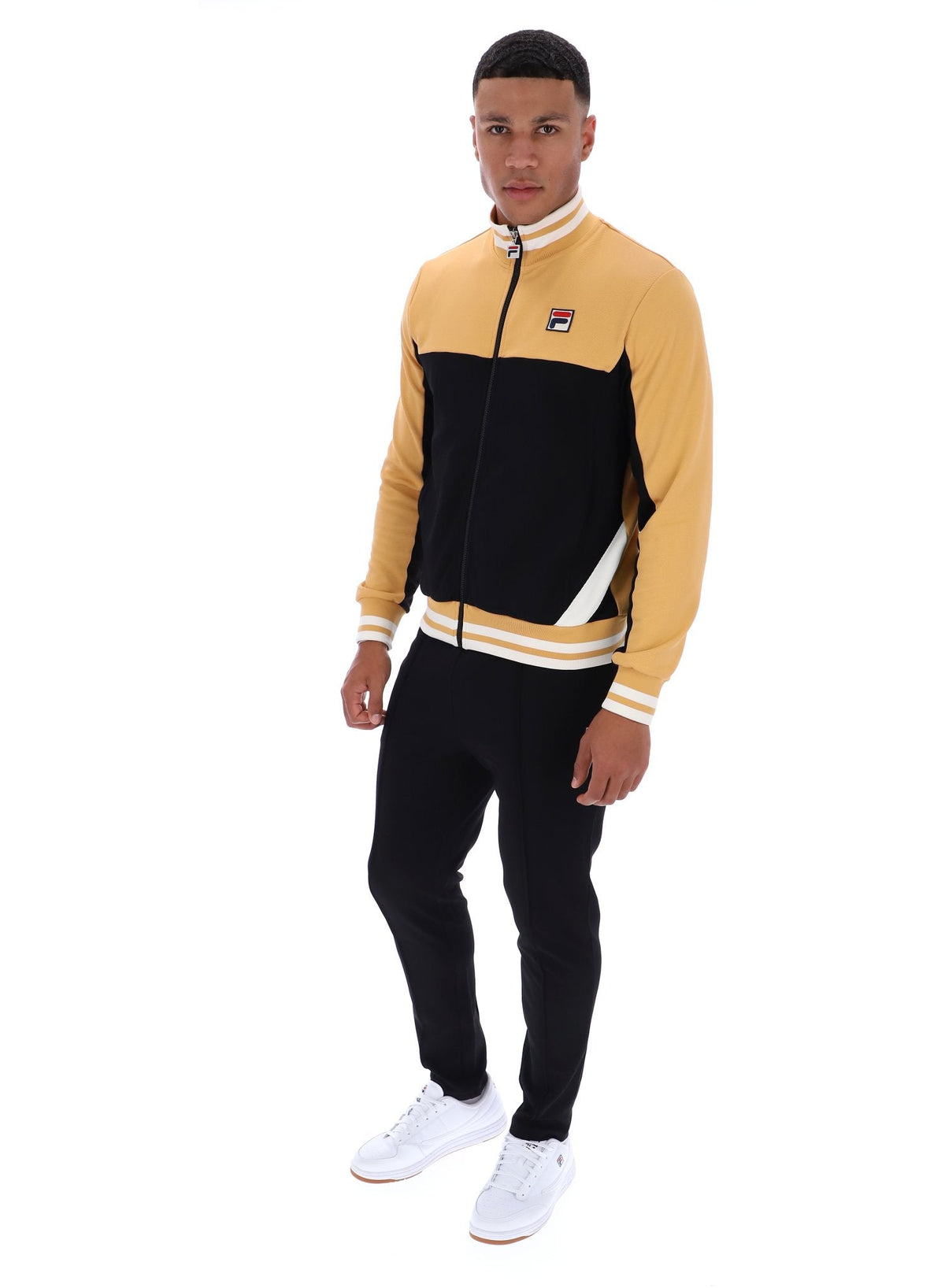 Oak Buff Tie Breaker Funnel Neck Jacket - Oak Buff