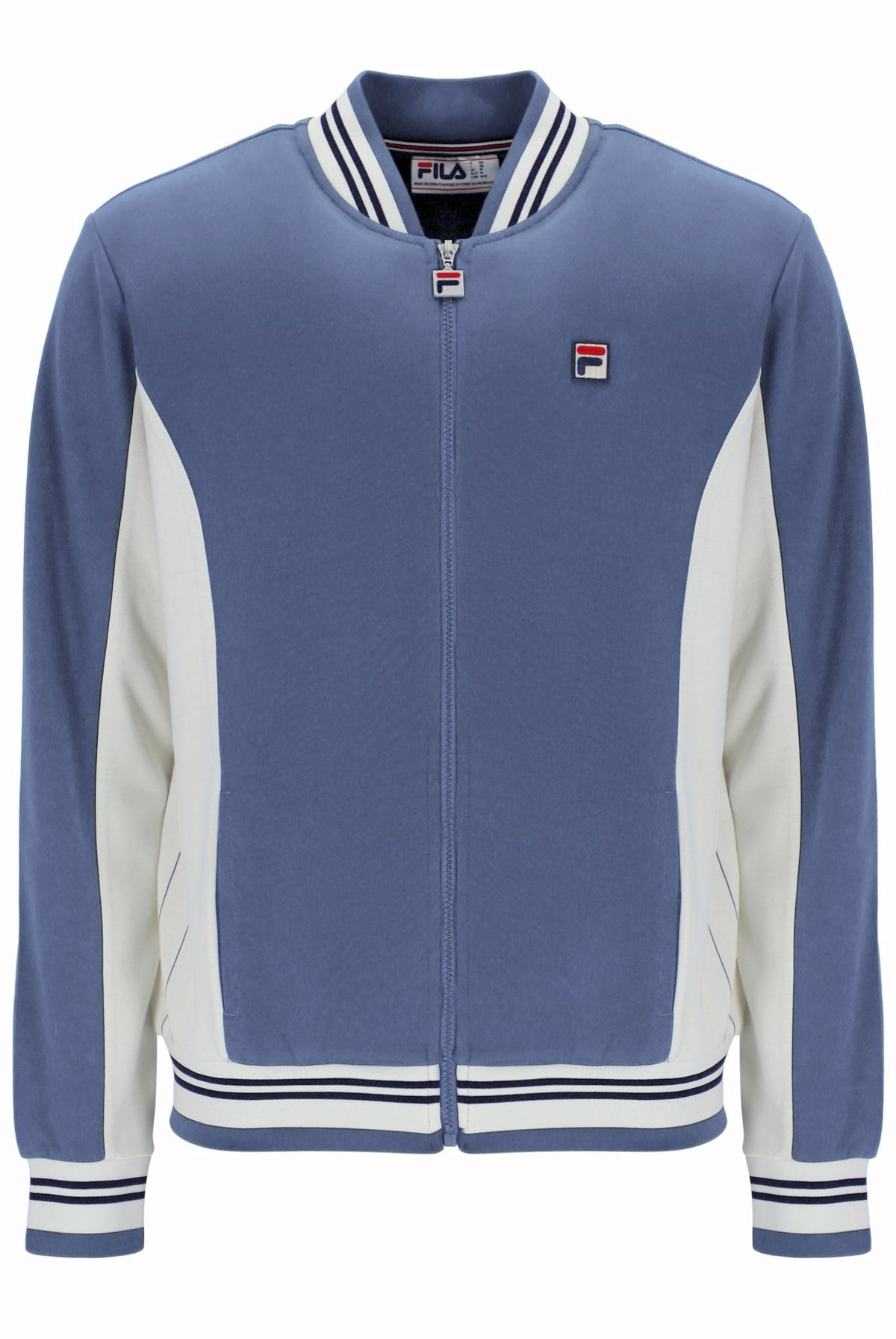 Vintage Indigo Settanta Baseball Track Top - Vintage Indigo