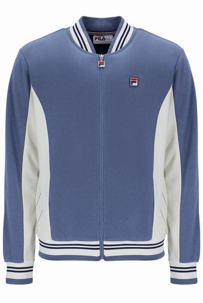 Vintage Indigo Settanta Baseball Track Top - Vintage Indigo