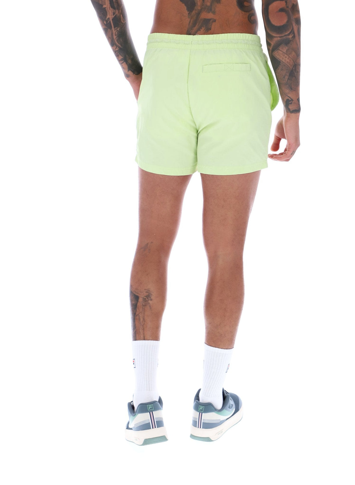 Shadow Lime Artoni Swim Short - Shadow Lime