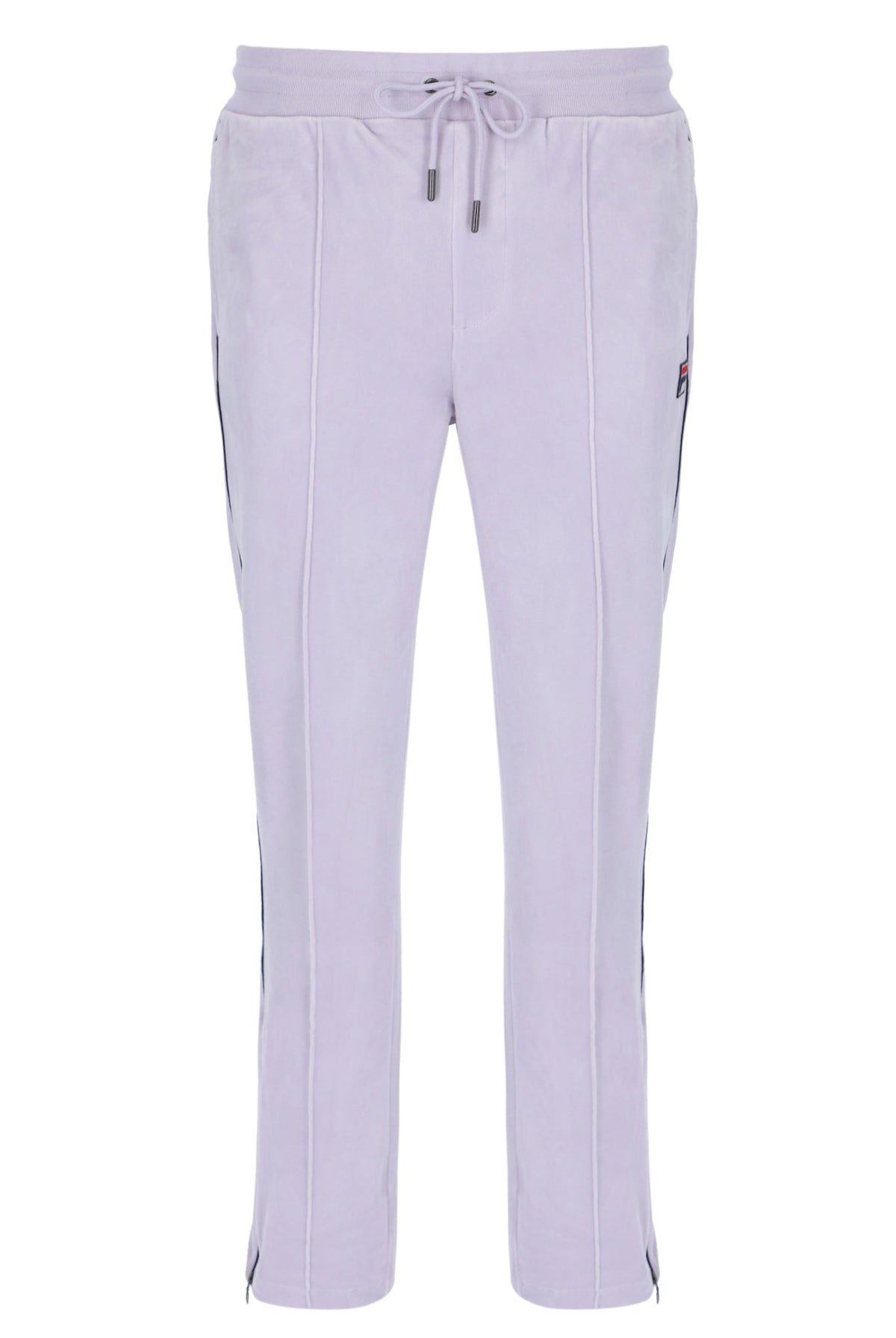 Misty Lilac Fio Velour Straight-Leg Jogger - Pale Purple