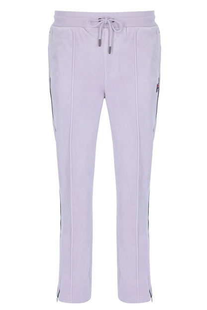 Misty Lilac Fio Velour Straight-Leg Jogger - Pale Purple