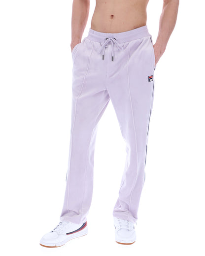 Misty Lilac Fio Velour Straight-Leg Jogger - Pale Purple