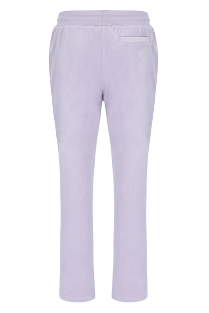 Misty Lilac Fio Velour Straight-Leg Jogger - Pale Purple