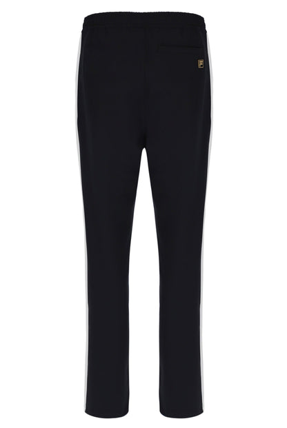 Black Ali Tennis-Inspired Pant - Black