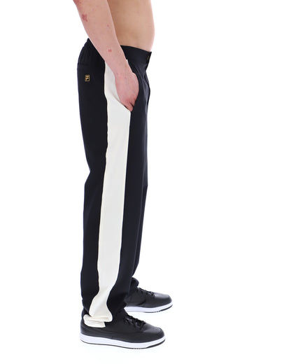 Black Ali Tennis-Inspired Pant - Black