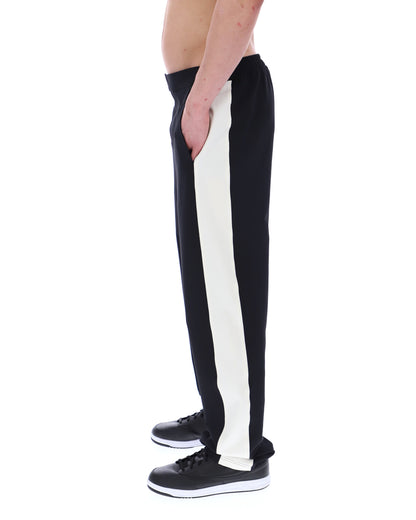 Black Ali Tennis-Inspired Pant - Black