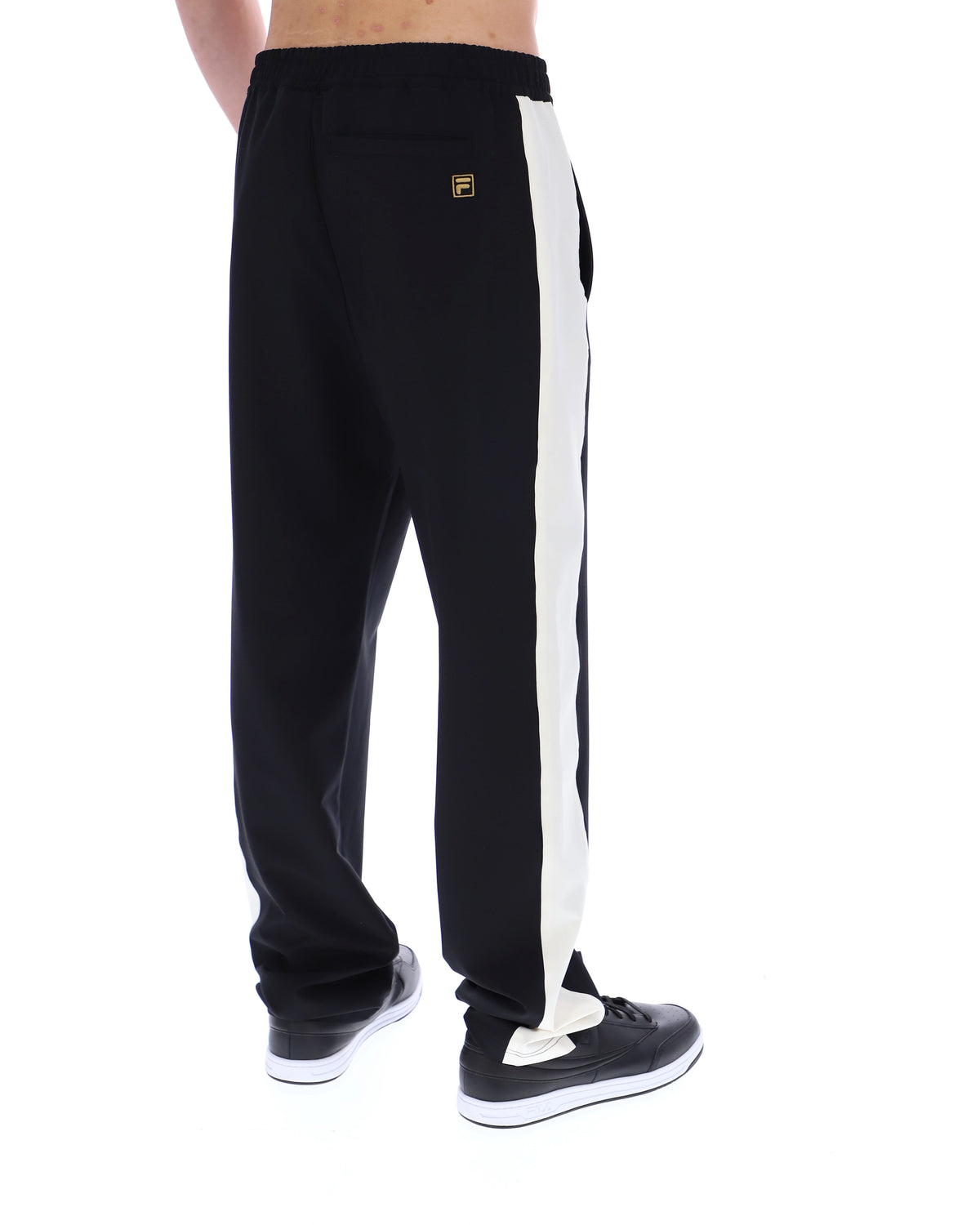 Black Ali Tennis-Inspired Pant - Black