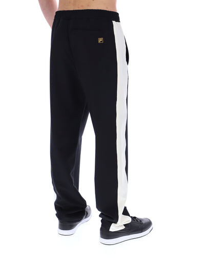 Black Ali Tennis-Inspired Pant - Black