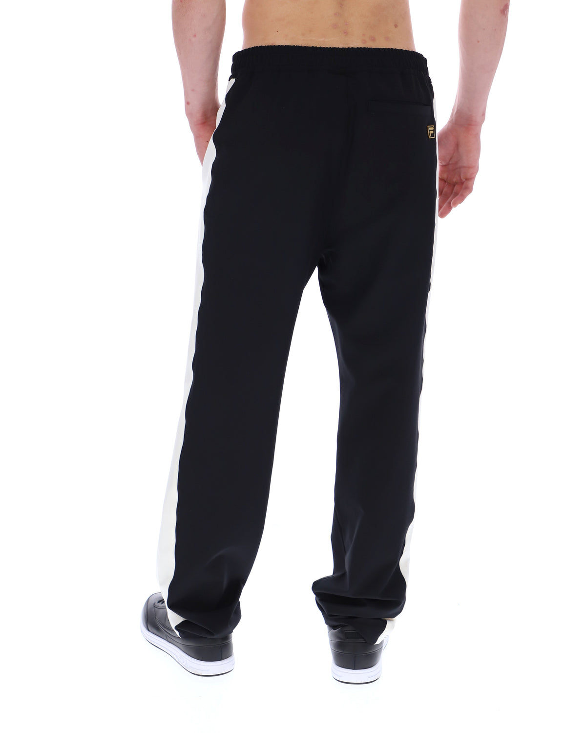 Black Ali Tennis-Inspired Pant - Black