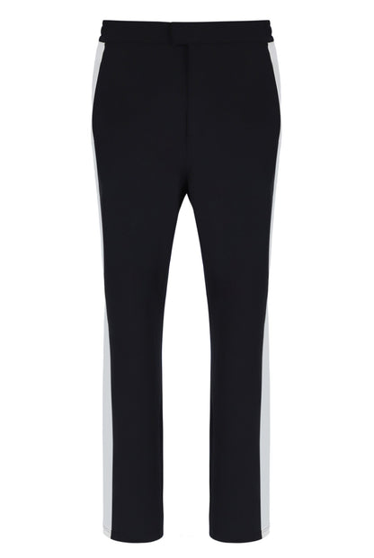 Black Ali Tennis-Inspired Pant - Black