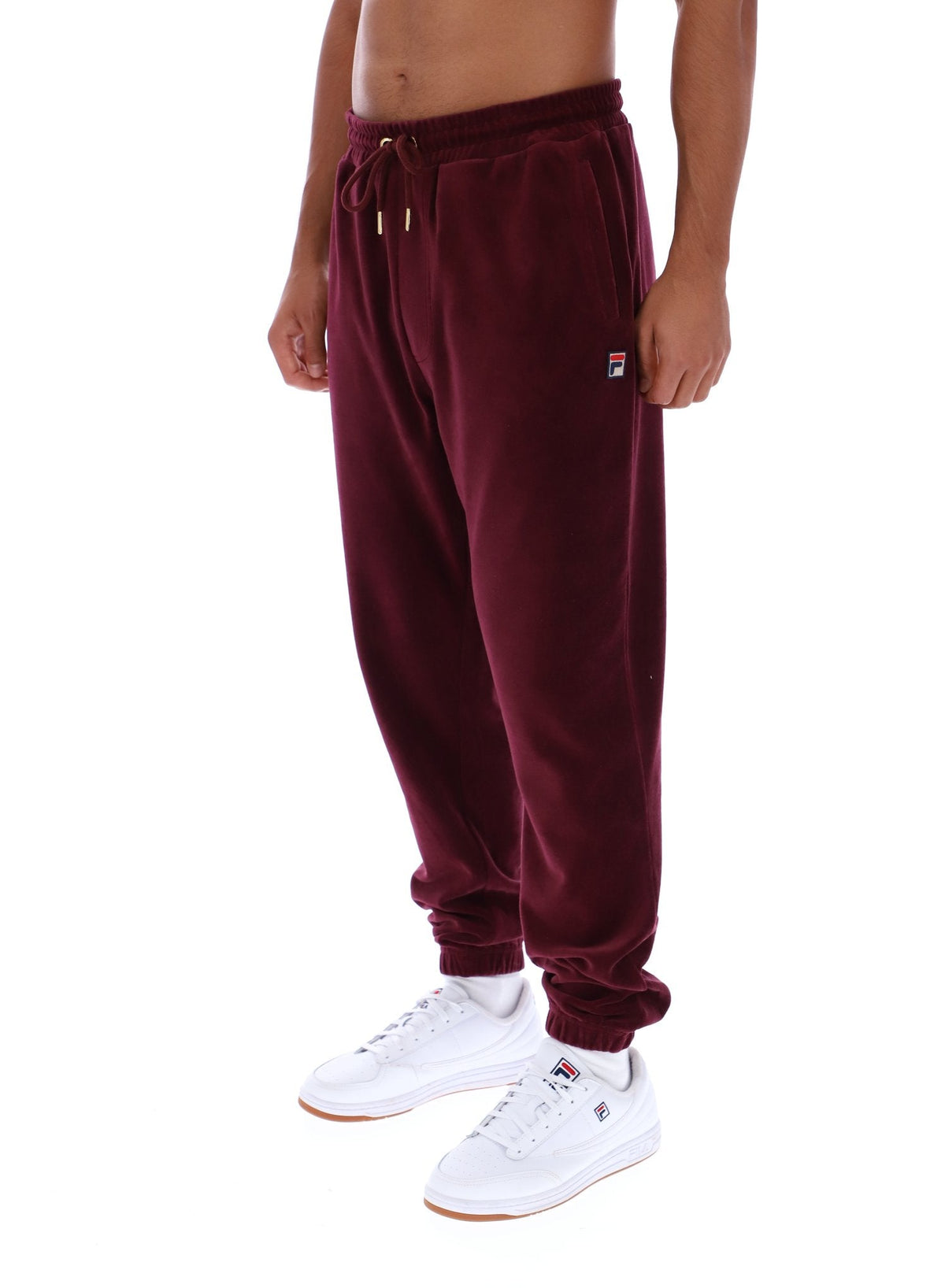 Fig Eddie Velour Track Pant - Fig