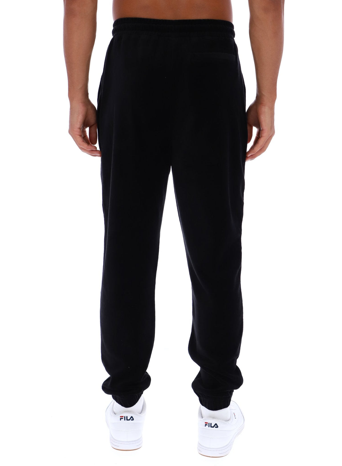 Black Eddie Velour Track Pant - Black
