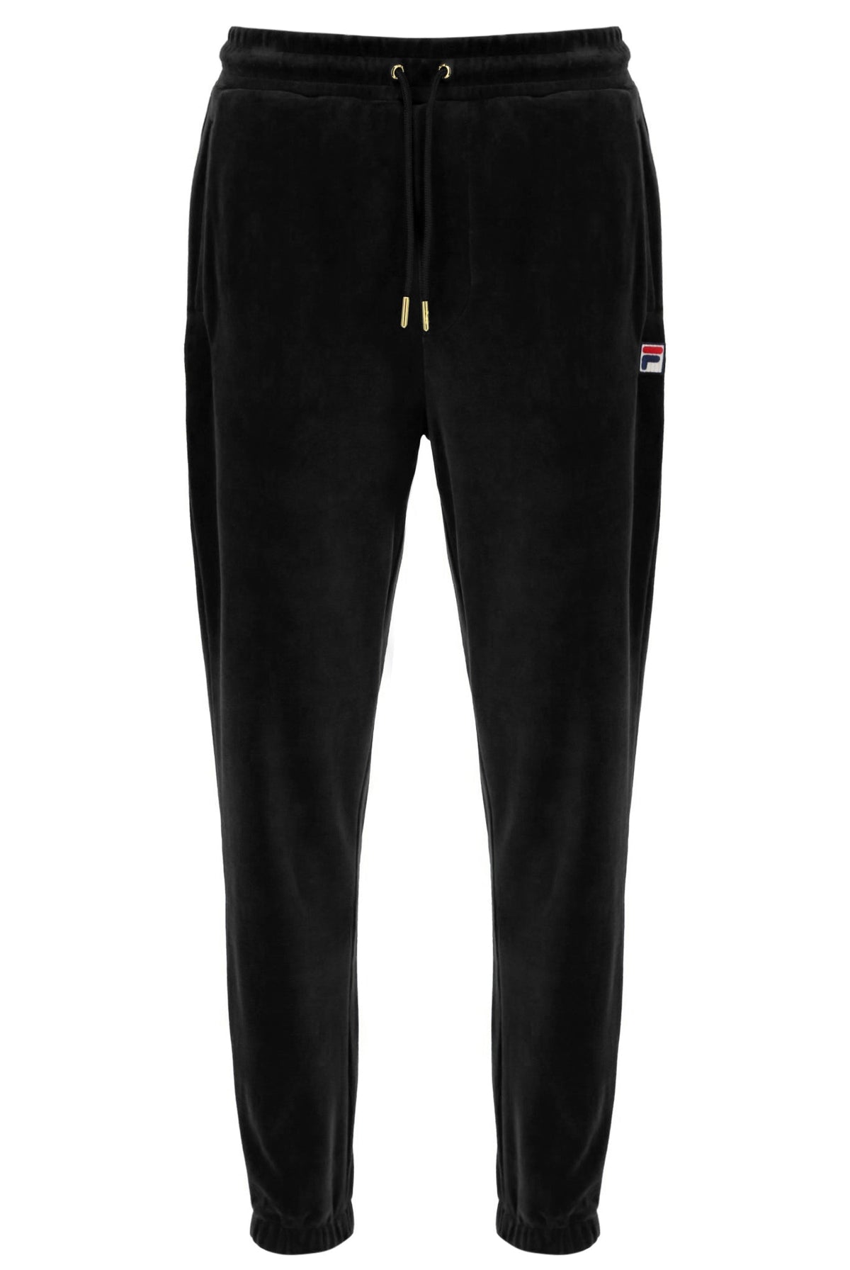 Black Eddie Velour Track Pant - Black
