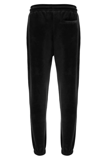 Black Eddie Velour Track Pant - Black