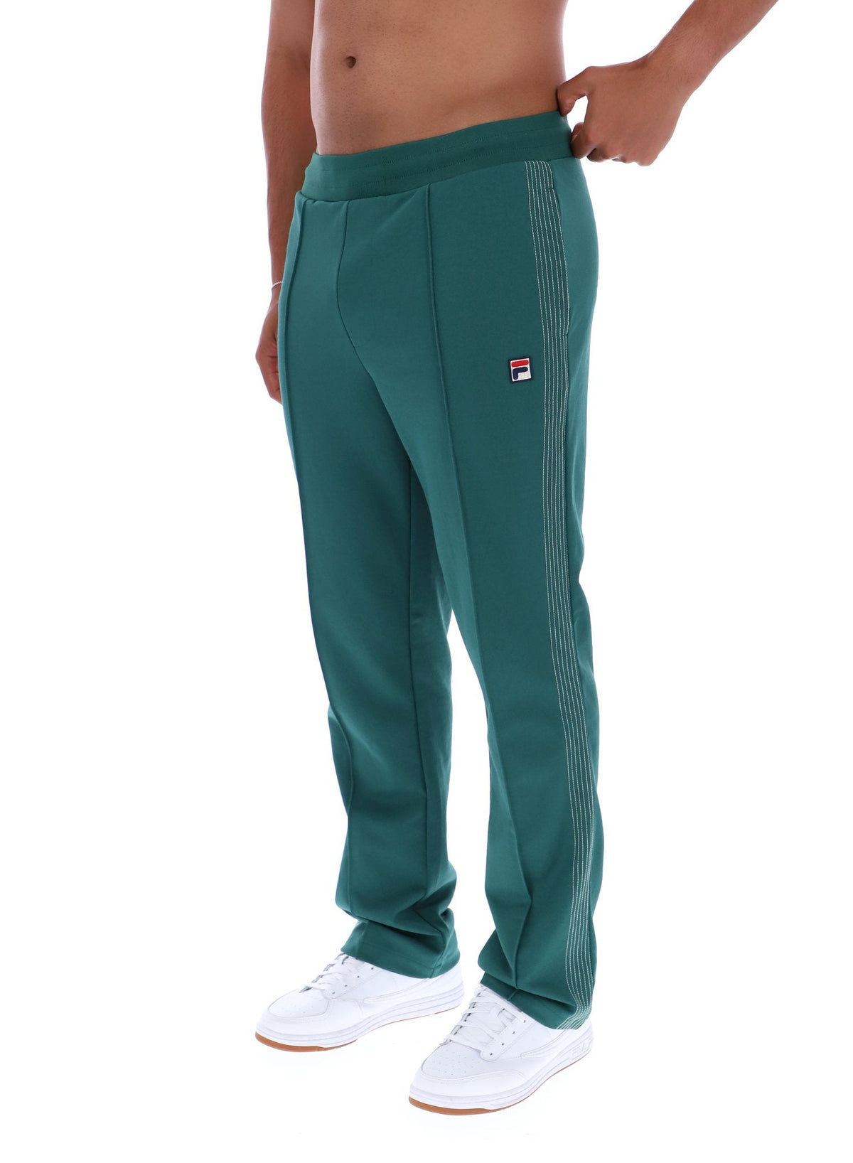 Rain Forest Tavis Contrast Stitch Straight Leg Jogger - Rain Forest