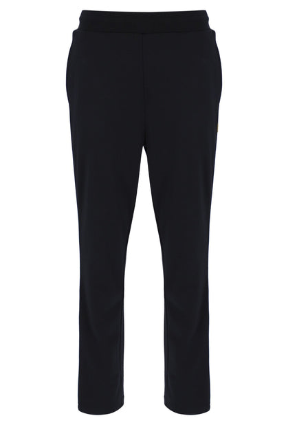 Black Layton Straight Leg Pants with Tape Detail - Black