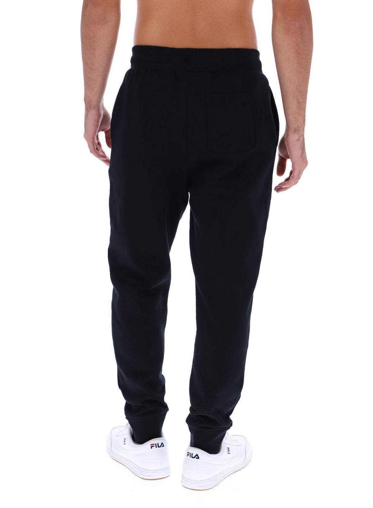 Black Visconti Tipped Cuff Track Pant - Black