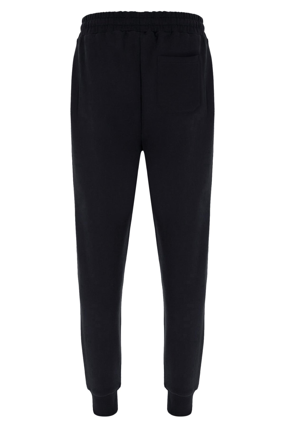 Black Visconti Tipped Cuff Track Pant - Black