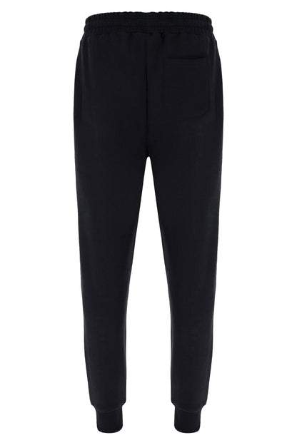 Black Visconti Tipped Cuff Track Pant - Black