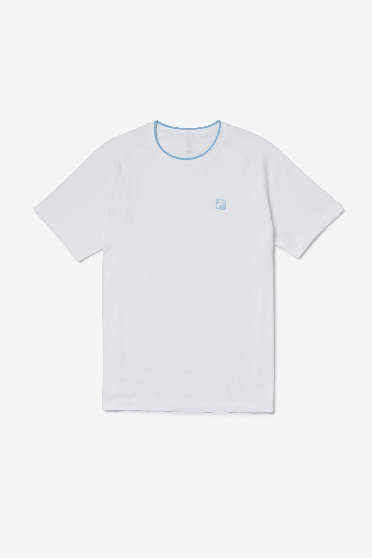 White Center Court Seamless Crew - White