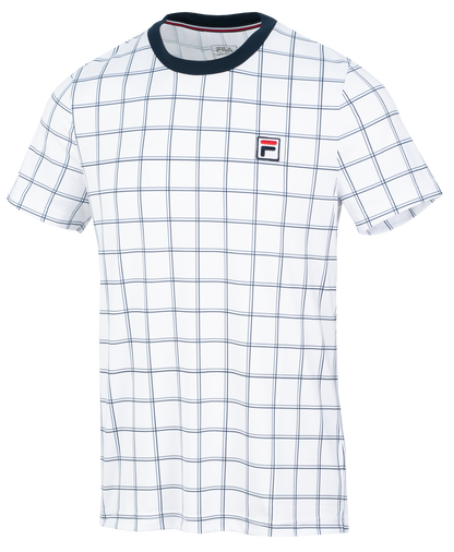 White Jack Grid T-Shirt - White