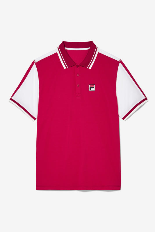 Persian Red Pro Tennis Polo - Persian Red