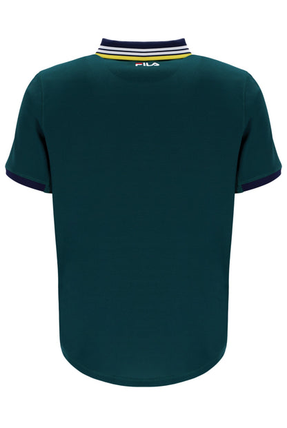 Deep Teal Heritage S/S Solid Polo - Deep Teal