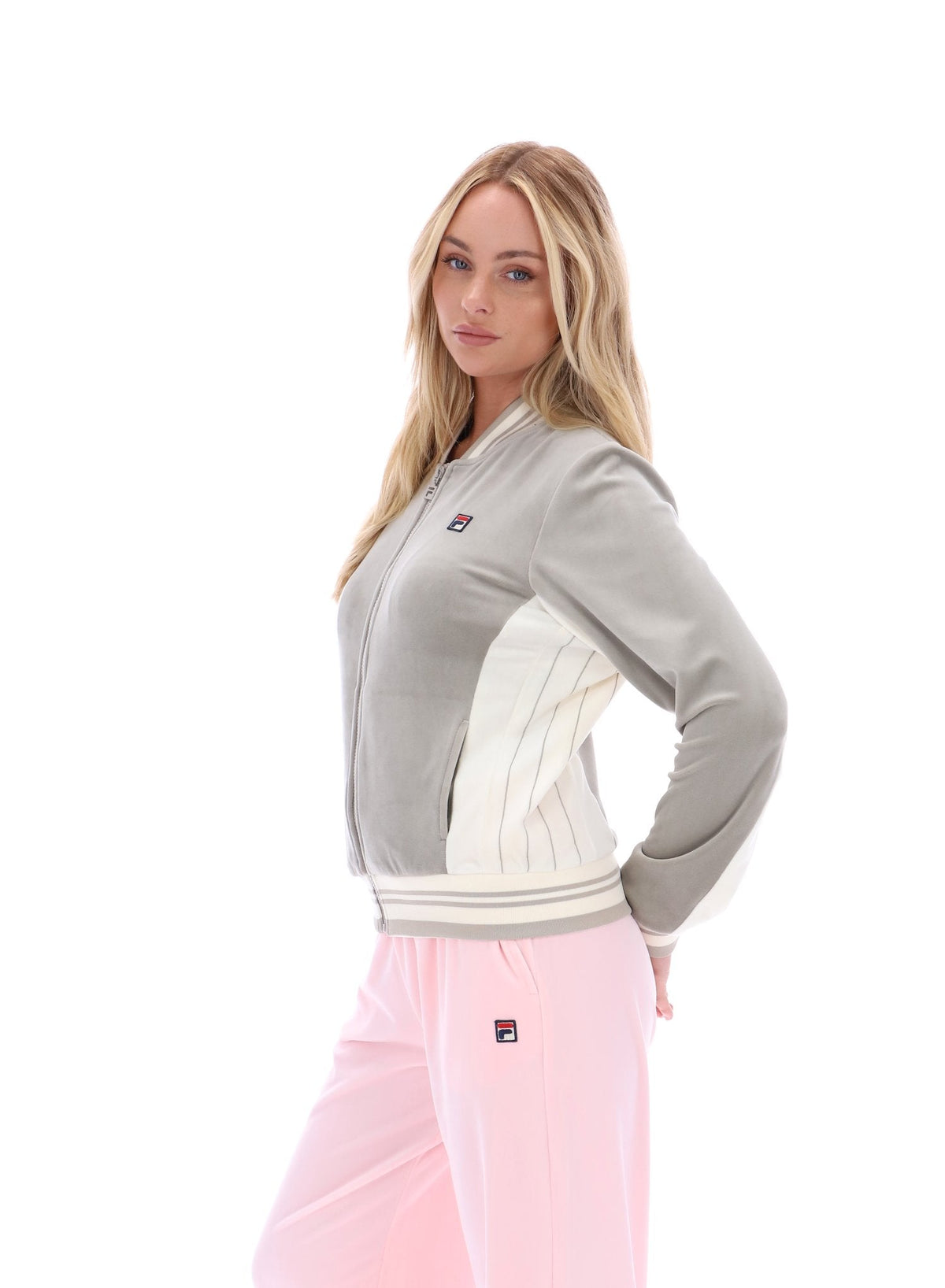Vintage Khaki Jenesis Baseball Zip Up Track Top - Vintage Khaki