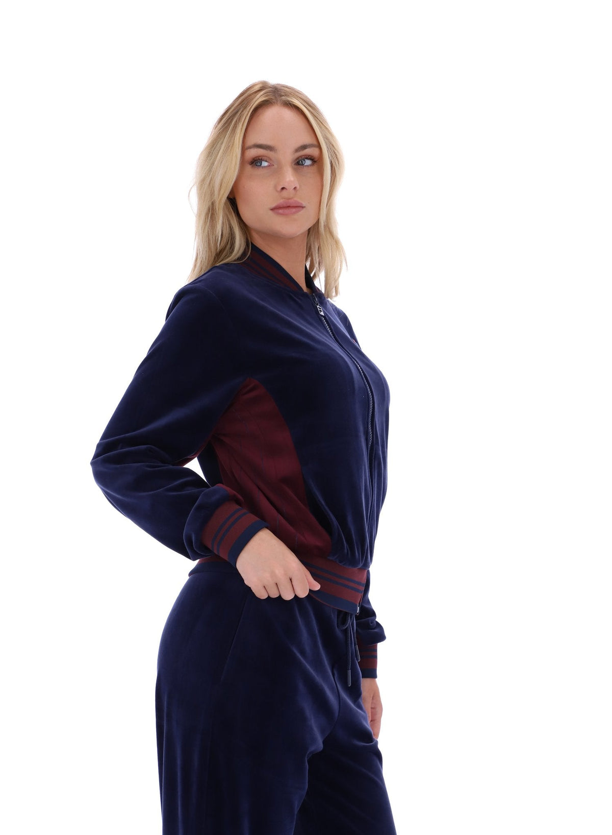 Fila Navy Jenesis Baseball Zip Up Track Top - Fila Navy