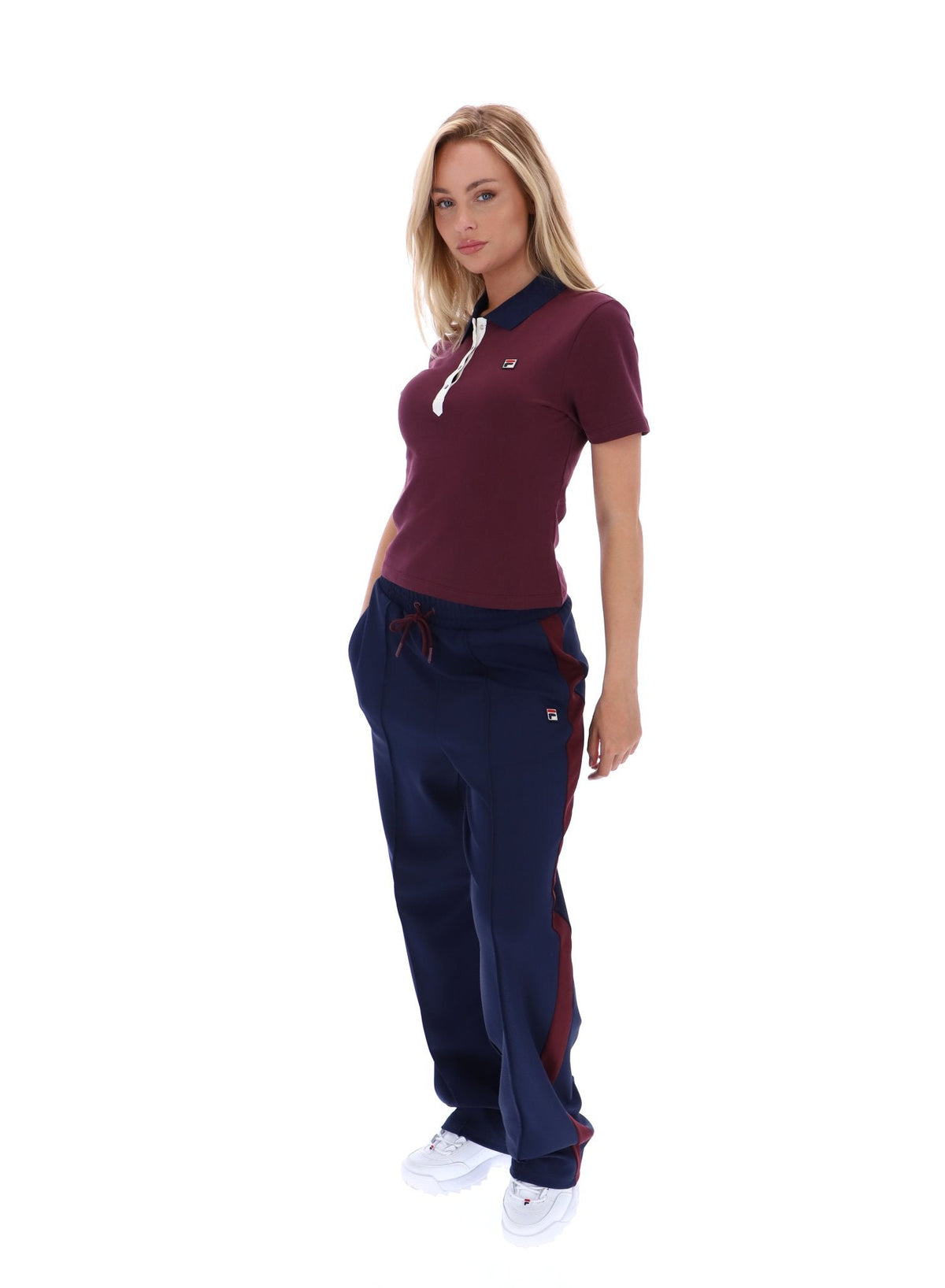 Fig Juno Fitted Iconic Polo - Fig