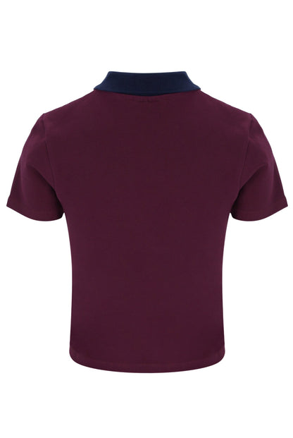 Fig Juno Fitted Iconic Polo - Fig
