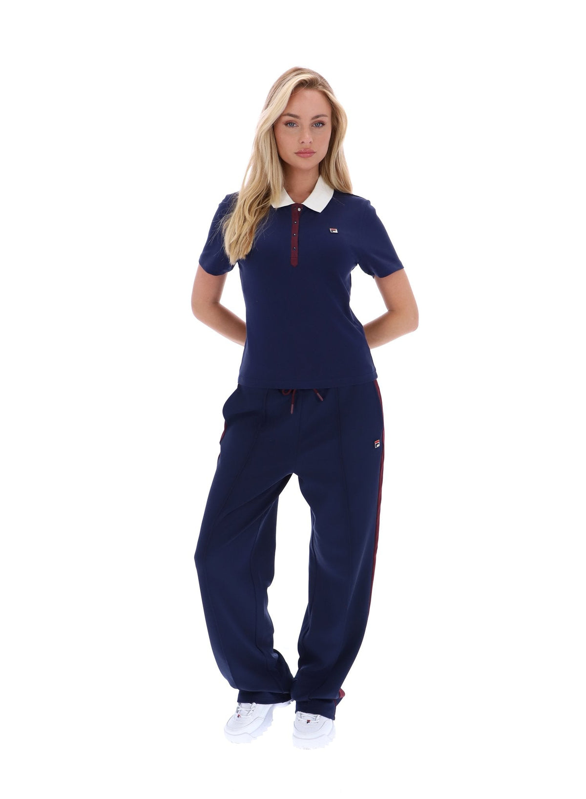 Fila Navy Juno Fitted Iconic Polo - Fila Navy