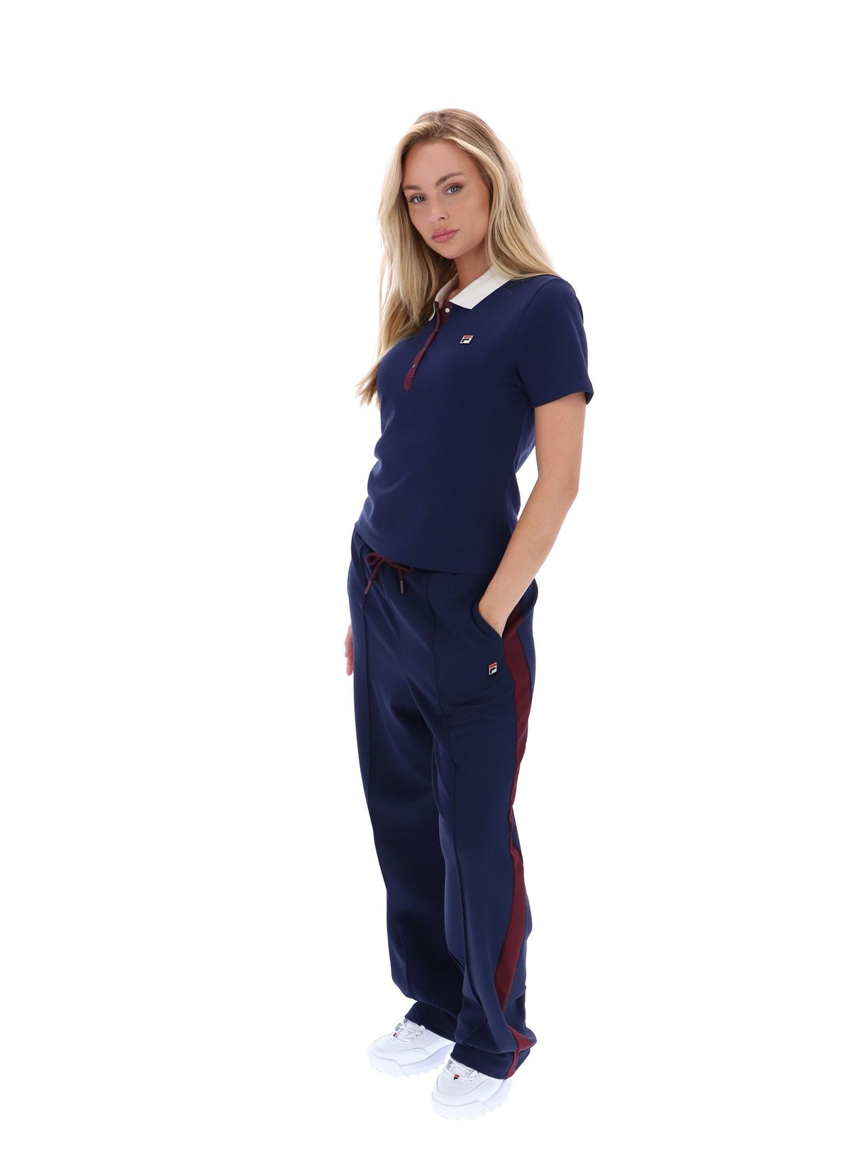 Fila Navy Juno Fitted Iconic Polo - Fila Navy