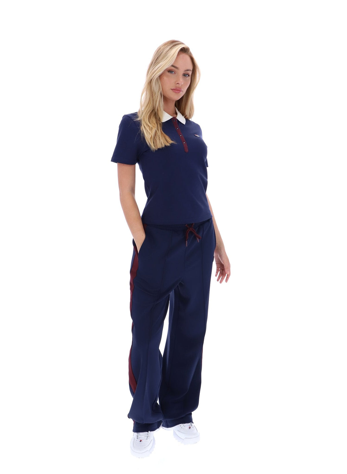 Fila Navy Juno Fitted Iconic Polo - Fila Navy