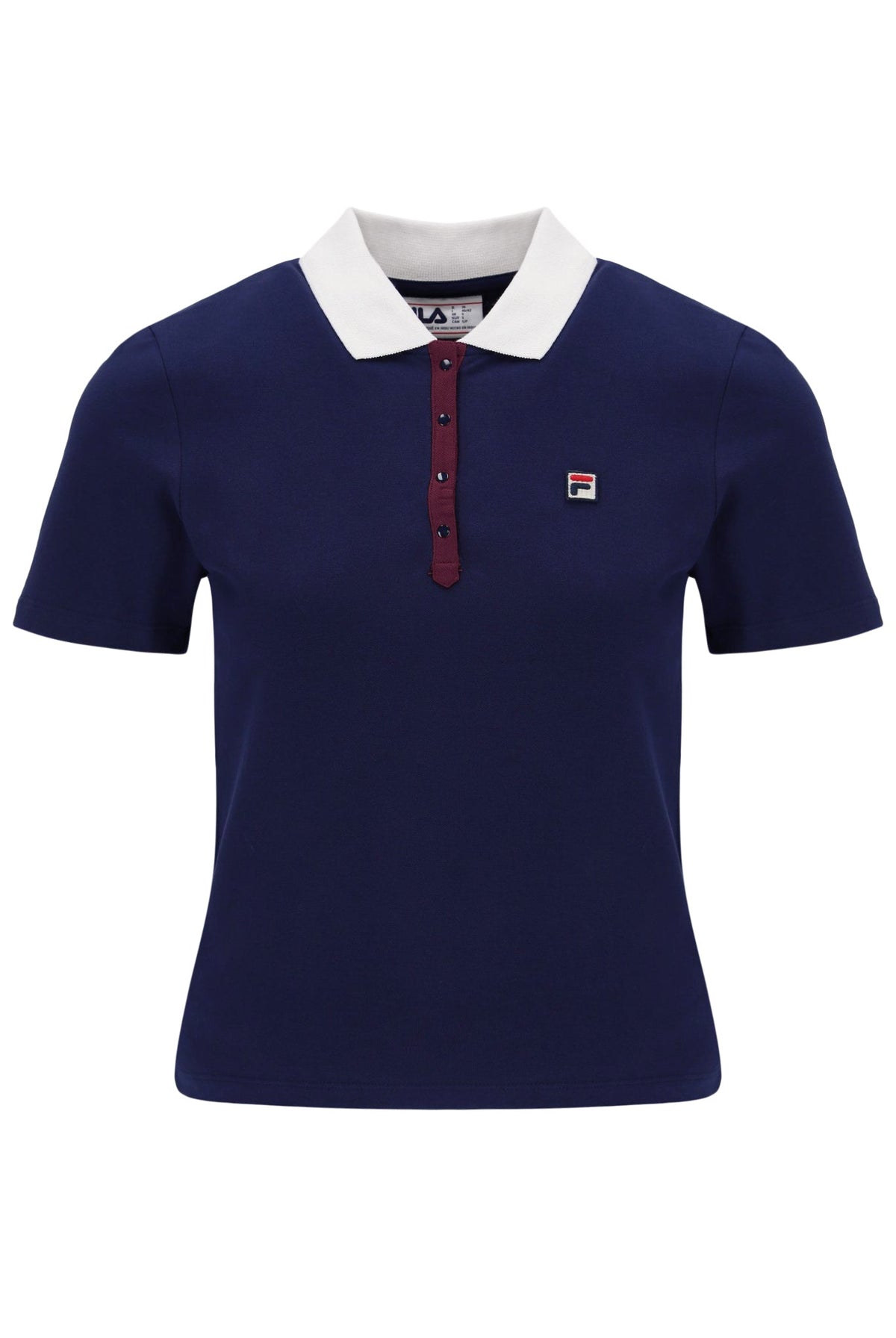 Fila Navy Juno Fitted Iconic Polo - Fila Navy