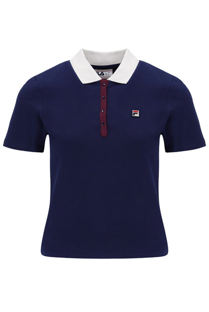 Fila Navy Juno Fitted Iconic Polo - Fila Navy