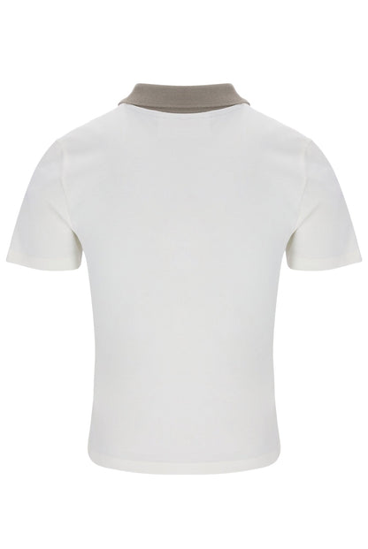 Gardenia Juno Fitted Iconic Polo - Gardenia