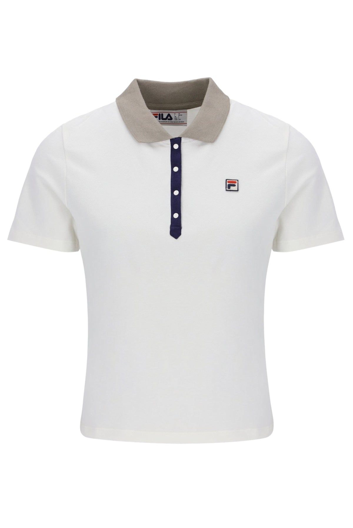 Gardenia Juno Fitted Iconic Polo - Gardenia